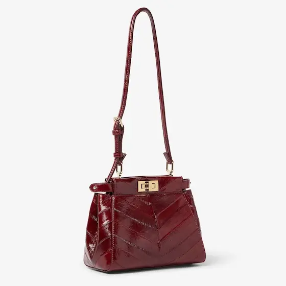 Fendi My Peekaboo XS Inlaid Hagfish Leather Bag | Thumbnail 2 Fendi My Peekaboo XS Inlaid Hagfish Leather Bag | Thumbnail 2