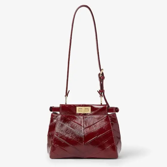 Fendi My Peekaboo XS Inlaid Hagfish Leather Bag | Thumbnail 3 Fendi My Peekaboo XS Inlaid Hagfish Leather Bag | Thumbnail 3