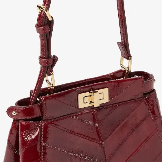 Fendi My Peekaboo XS Inlaid Hagfish Leather Bag | Thumbnail 5 Fendi My Peekaboo XS Inlaid Hagfish Leather Bag | Thumbnail 5