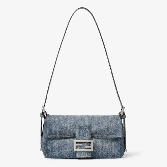 Fendi Baguette 26424 Denim Bag | Thumbnail 2 Fendi Baguette 26424 Denim Bag | Thumbnail 2