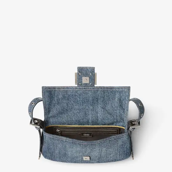 Fendi Baguette 26424 Denim Bag | Thumbnail 7 Fendi Baguette 26424 Denim Bag | Thumbnail 7