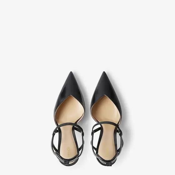 Fendi Very Colibrì Leather High-Heeled Slingbacks | Thumbnail 4 Fendi Very Colibrì Leather High-Heeled Slingbacks | Thumbnail 4