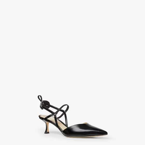 Fendi Very Colibrì Leather, Medium-Heeled Slingbacks | Thumbnail 2 Fendi Very Colibrì Leather, Medium-Heeled Slingbacks | Thumbnail 2