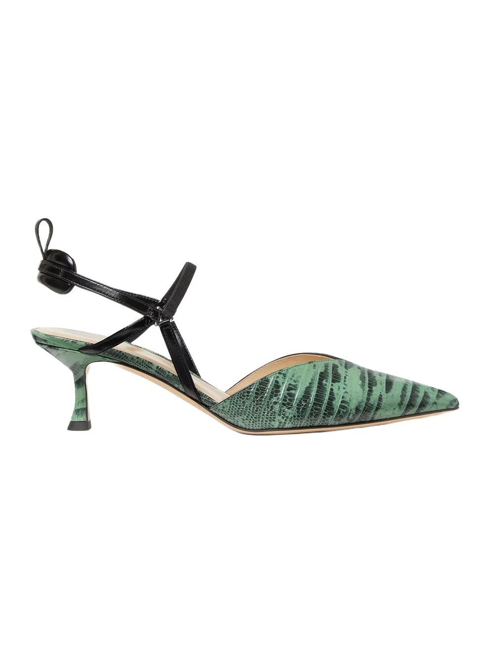 Fendi Very Colibrì Leather Slingbacks with Medium Heel