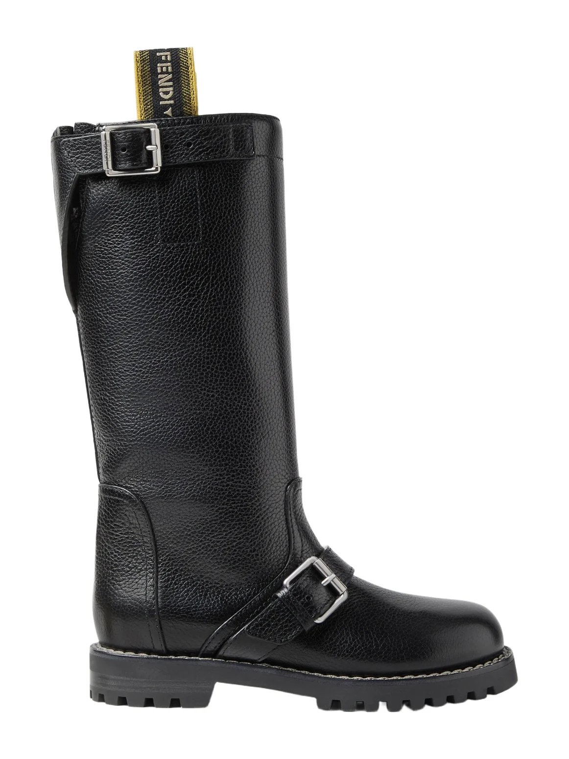 Fendi Commando Leather Boots