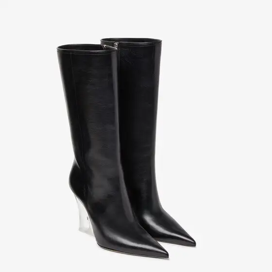 Fendi Knee-high boots featuring a tapered toe | Thumbnail 4 Fendi Knee-high boots featuring a tapered toe | Thumbnail 4
