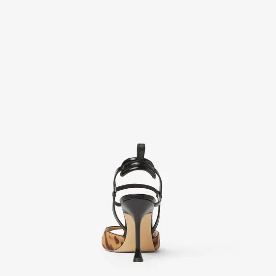 Fendi Very Colibrì Jaguar-Print Hair-On Leather High-Heeled Sandals | Thumbnail 3 Fendi Very Colibrì Jaguar-Print Hair-On Leather High-Heeled Sandals | Thumbnail 3