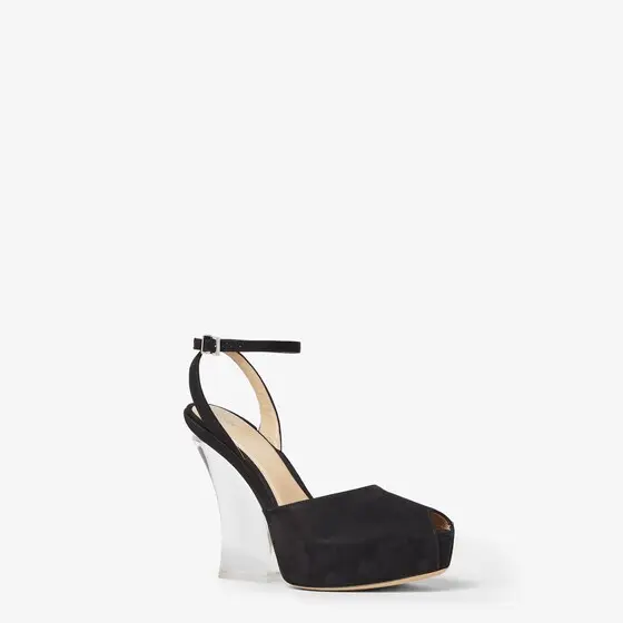 Fendi Illusion Suede Sandals | Thumbnail 2