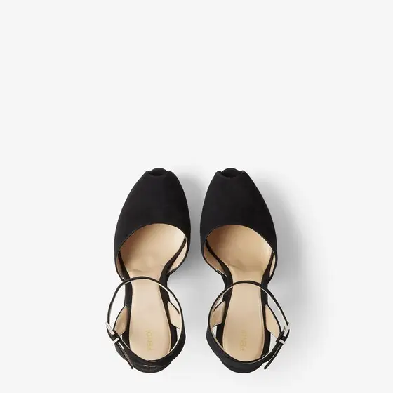 Fendi Illusion Suede Sandals | Thumbnail 4