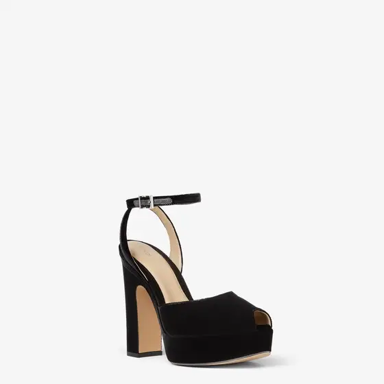 Fendi After 9 Velvet Sandals | Thumbnail 2 Fendi After 9 Velvet Sandals | Thumbnail 2