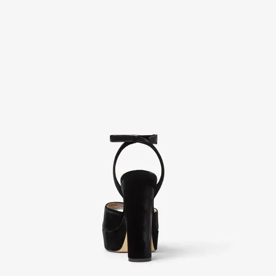 Fendi After 9 Velvet Sandals | Thumbnail 3 Fendi After 9 Velvet Sandals | Thumbnail 3