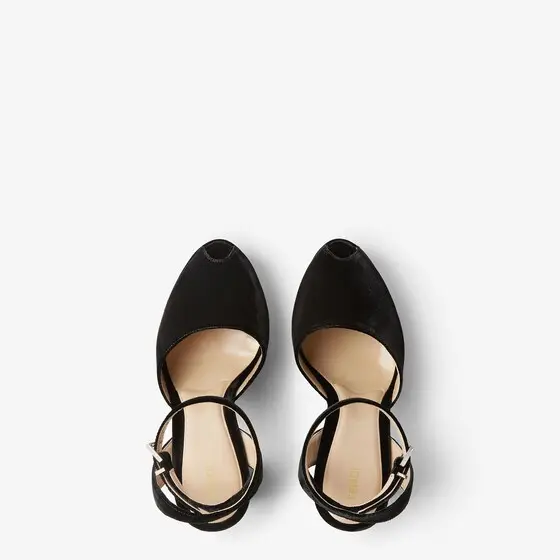 Fendi After 9 Velvet Sandals | Thumbnail 4 Fendi After 9 Velvet Sandals | Thumbnail 4