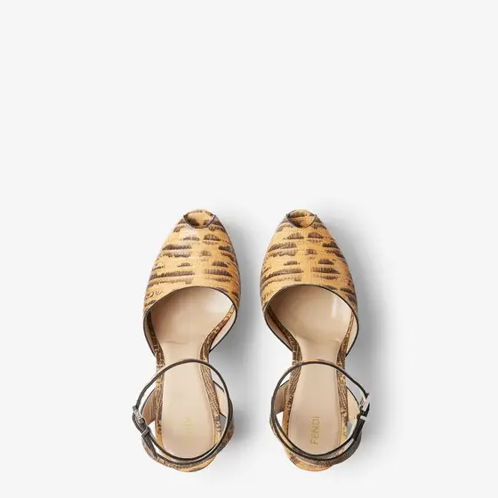 Fendi After 9 Printed Calfskin Sandal | Thumbnail 4