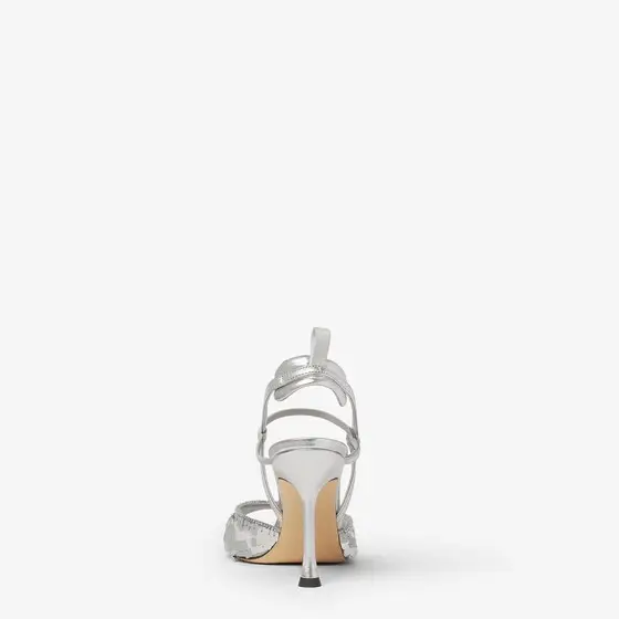 Fendi Very Colibrì Metallic Nappa Leather High-Heeled Sandals | Thumbnail 3 Fendi Very Colibrì Metallic Nappa Leather High-Heeled Sandals | Thumbnail 3
