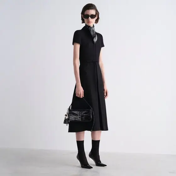 Fendi Bouclé Wool Dress | Thumbnail 4 Fendi Bouclé Wool Dress | Thumbnail 4