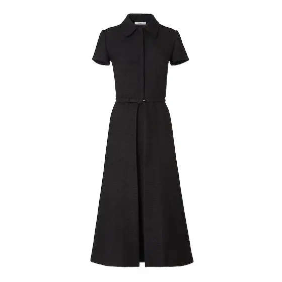 Fendi Long A-line dress with adaptable and well-balanced volumes