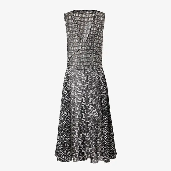 Fendi Printed Georgette Dress | Thumbnail 3 Fendi Printed Georgette Dress | Thumbnail 3