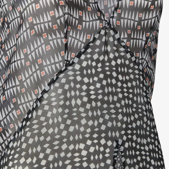 Fendi Printed Georgette Dress | Thumbnail 5 Fendi Printed Georgette Dress | Thumbnail 5