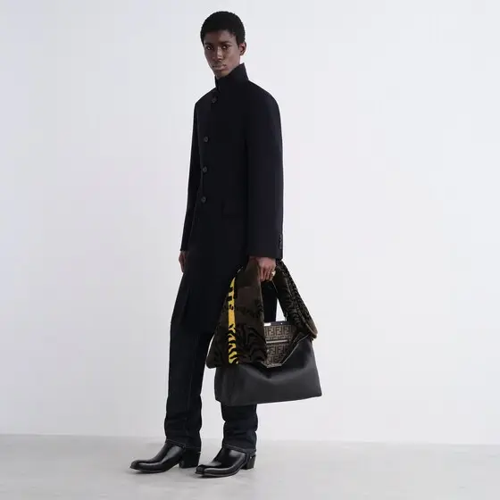 Fendi Wool Double Fabric Coat | Thumbnail 4 Fendi Wool Double Fabric Coat | Thumbnail 4