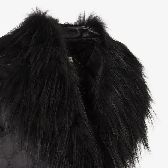 Fendi Nylon and Fox Fur Gilet | Thumbnail 3 Fendi Nylon and Fox Fur Gilet | Thumbnail 3