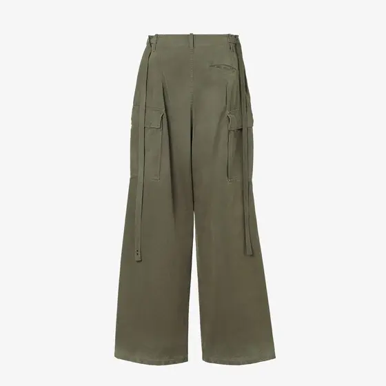Fendi Oversized cargo trousers featuring long side ties at | Thumbnail 2