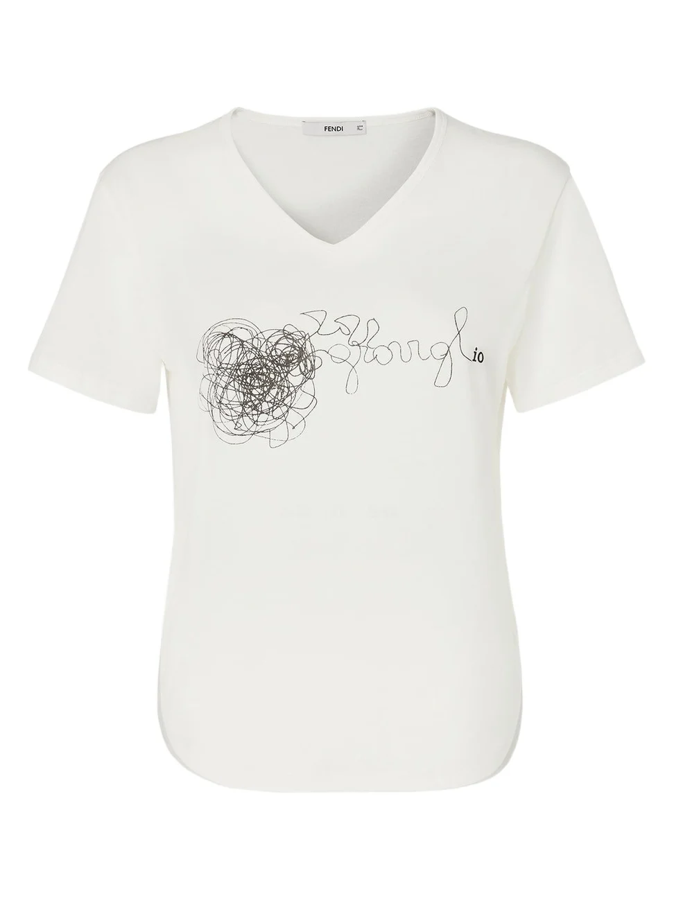 Jersey T-Shirt with Groviglio Print