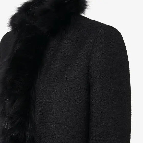 Fendi Wool and Fox Fur Blouson | Thumbnail 3 Fendi Wool and Fox Fur Blouson | Thumbnail 3