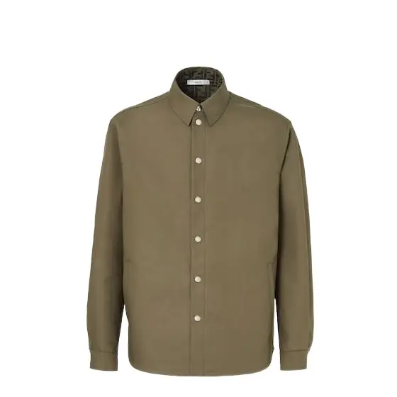 Fendi Blouson with a shirt collar and lining customised with | Image 1 Fendi Blouson with a shirt collar and lining customised with | Image 1