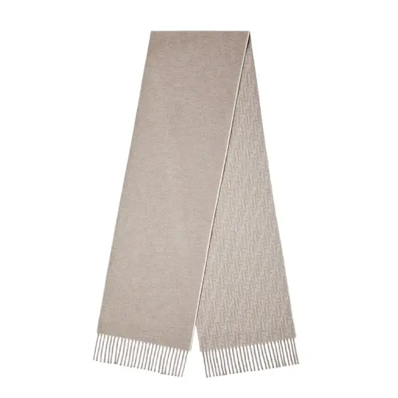 Fendi Wide, enveloping double-sided scarf customised with the FF | Image 1 Fendi Wide, enveloping double-sided scarf customised with the FF | Image 1