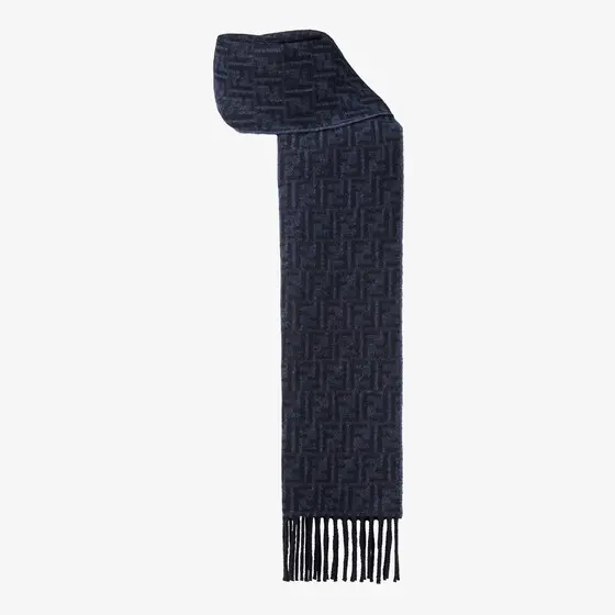 Fendi FF Zucca Wool and Cashmere Scarf | Thumbnail 3