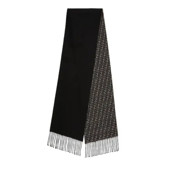 Fendi Wide, enveloping double-sided scarf customised with the FF | Image 1 Fendi Wide, enveloping double-sided scarf customised with the FF | Image 1