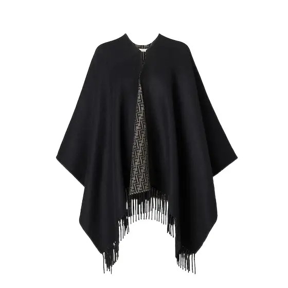 Fendi Large, enveloping double-sided poncho, customised on | Image 1 Fendi Large, enveloping double-sided poncho, customised on | Image 1