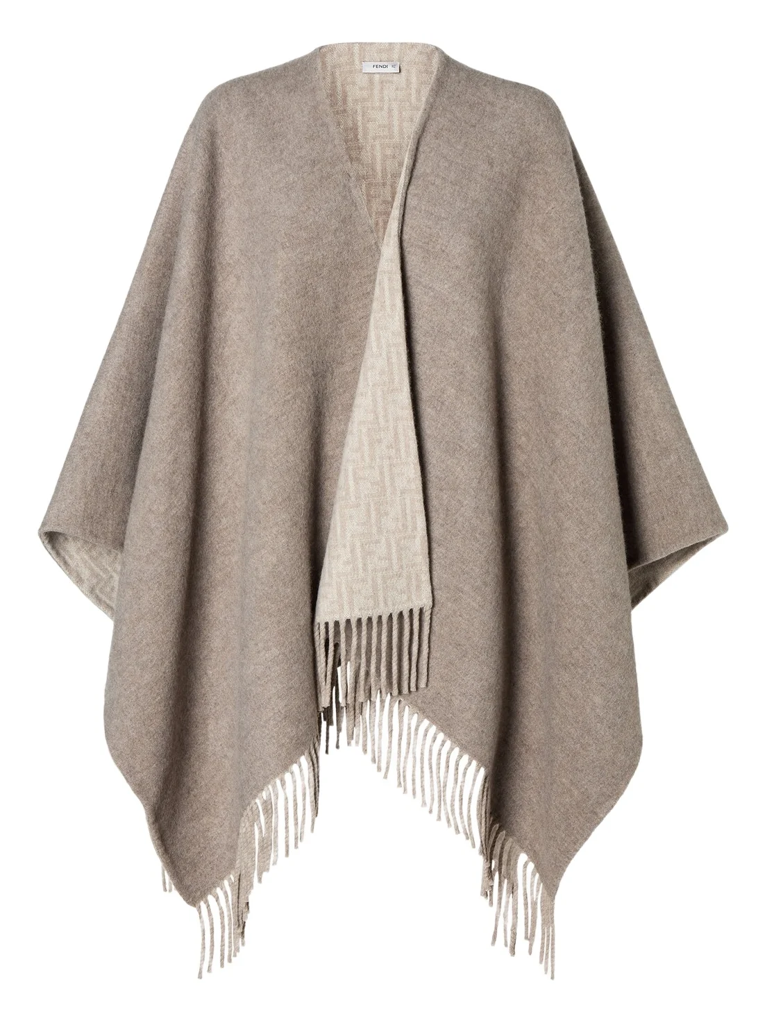 FF Zucca Wool and Cashmere Poncho FF Zucca Wool and Cashmere Poncho
