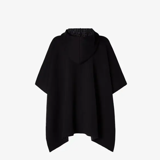 Fendi FF Zucca Cashmere Poncho | Thumbnail 2 Fendi FF Zucca Cashmere Poncho | Thumbnail 2