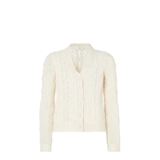 Fendi Long-sleeved, V-neck cropped cardigan | Image 1 Fendi Long-sleeved, V-neck cropped cardigan | Image 1