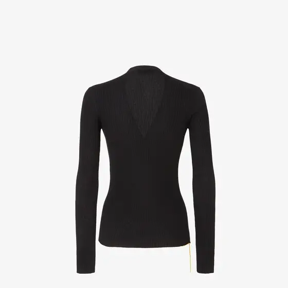 Fendi Slim-fit cardigan with an essential silhouette, V-neck | Thumbnail 2 Fendi Slim-fit cardigan with an essential silhouette, V-neck | Thumbnail 2