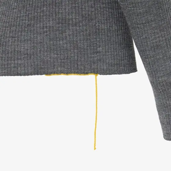 Fendi Mélange Ribbed Wool Cardigan | Thumbnail 3