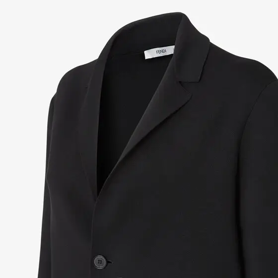 Fendi Wool Piqué Blazer | Thumbnail 3 Fendi Wool Piqué Blazer | Thumbnail 3