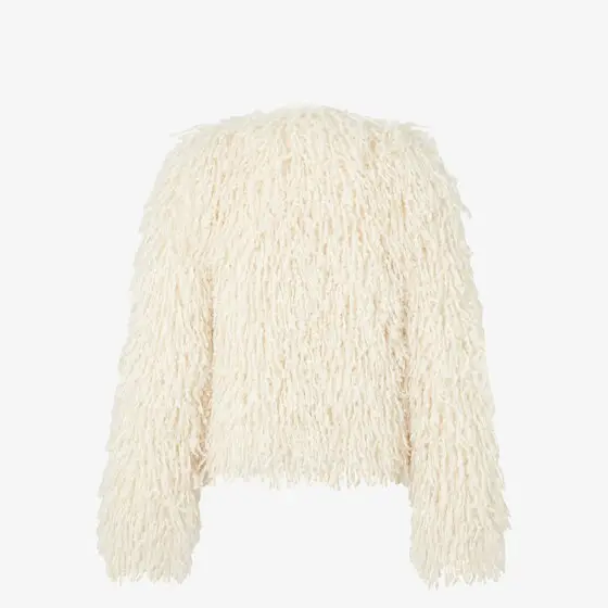 Fendi Long-Pile Cashmere and Mohair Jacket | Thumbnail 2 Fendi Long-Pile Cashmere and Mohair Jacket | Thumbnail 2