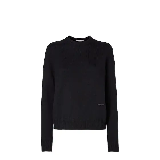 Fendi Basic long-sleeved crew-neck jumper | Image 1 Fendi Basic long-sleeved crew-neck jumper | Image 1