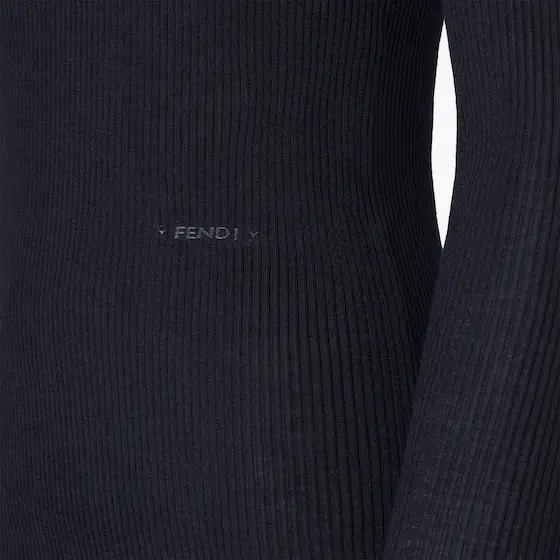 Fendi Wool Ribbed Sweater | Thumbnail 4 Fendi Wool Ribbed Sweater | Thumbnail 4