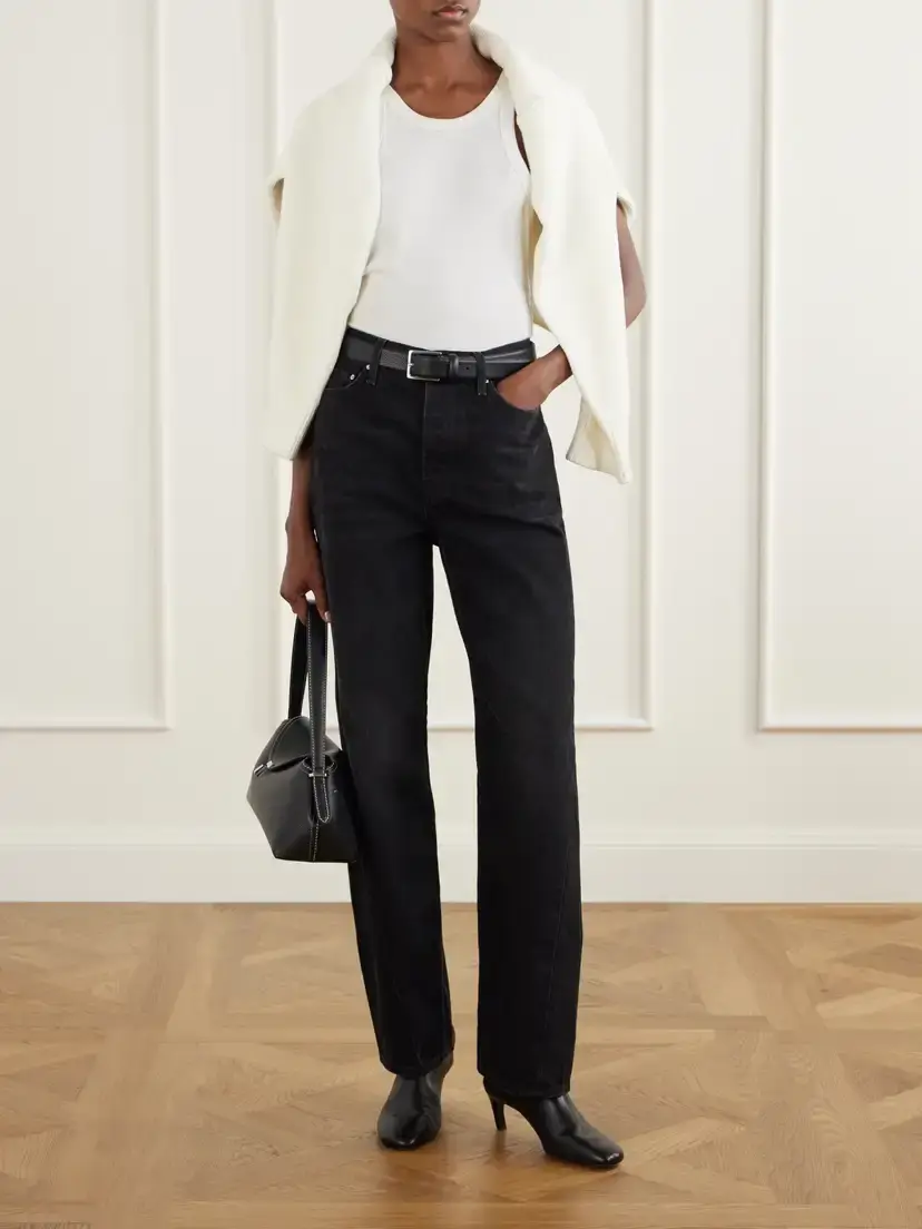 TOTEME Twisted Seam Mid-rise Straight-leg Jeans | Thumbnail 2 TOTEME Twisted Seam Mid-rise Straight-leg Jeans | Thumbnail 2