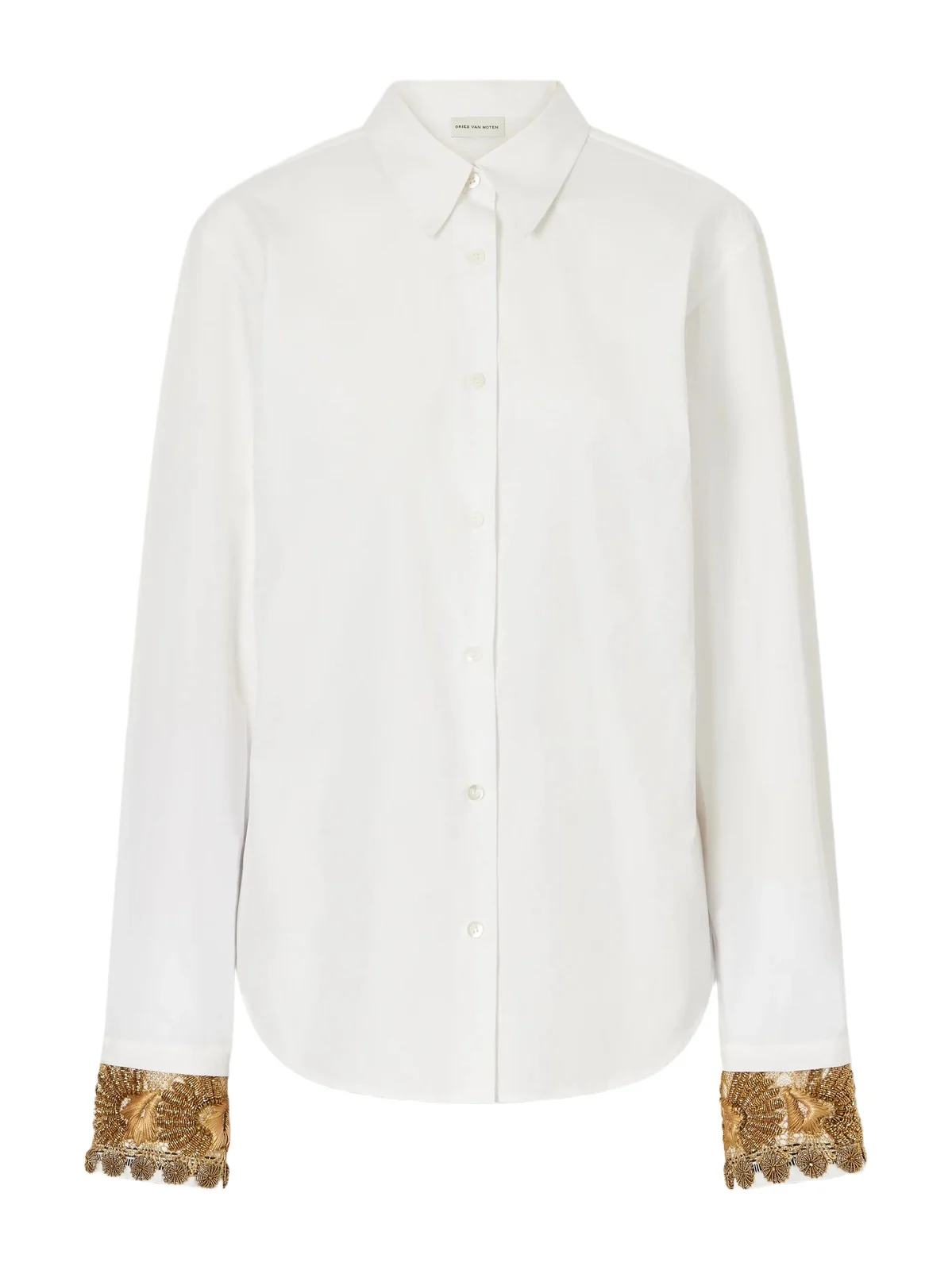 Embroidered Cotton-poplin Shirt Embroidered Cotton-poplin Shirt