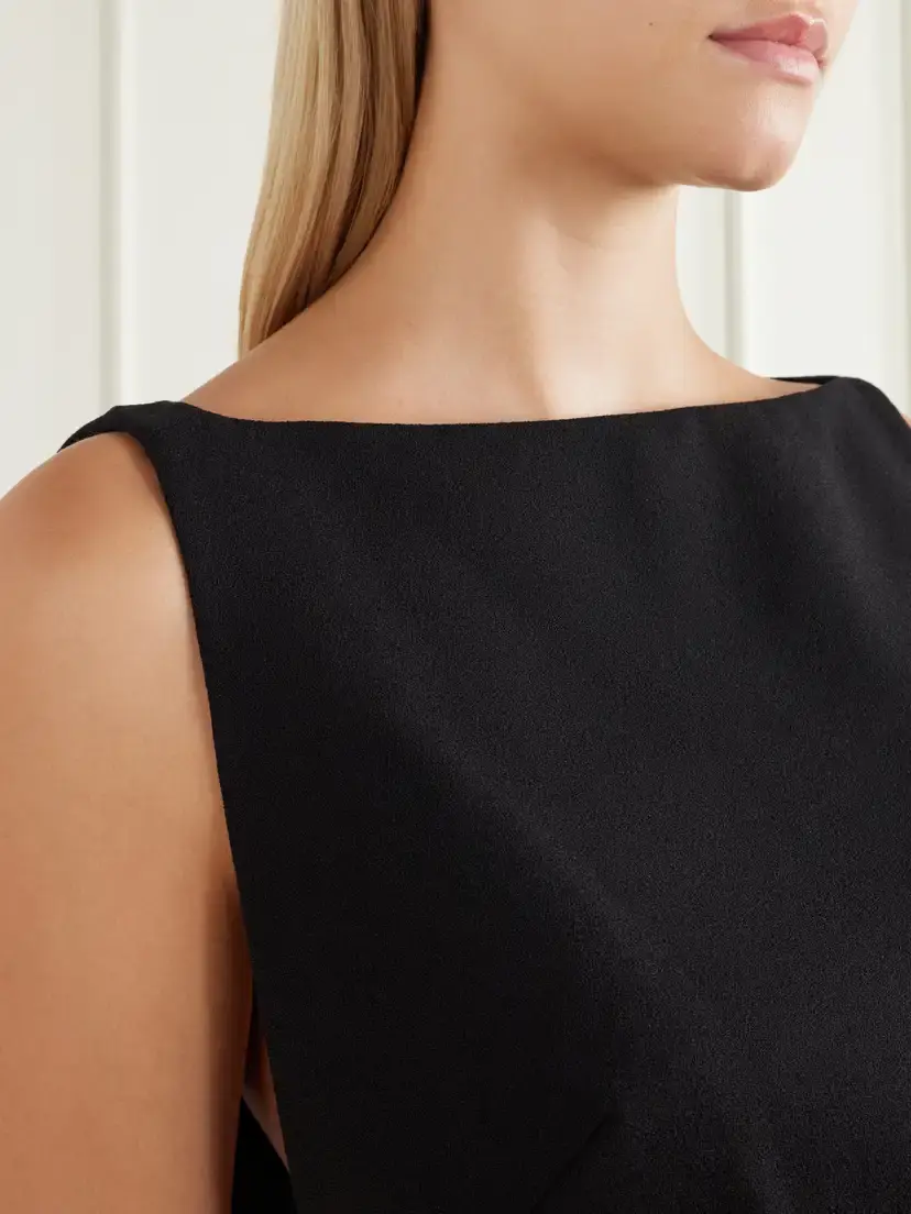 Emilia Wickstead Wool-crepe Mini Dress | Thumbnail 4