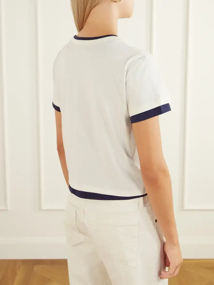 Frame + Sotheby's Printed Cotton-jersey T-shirt | Thumbnail 4 Frame + Sotheby's Printed Cotton-jersey T-shirt | Thumbnail 4