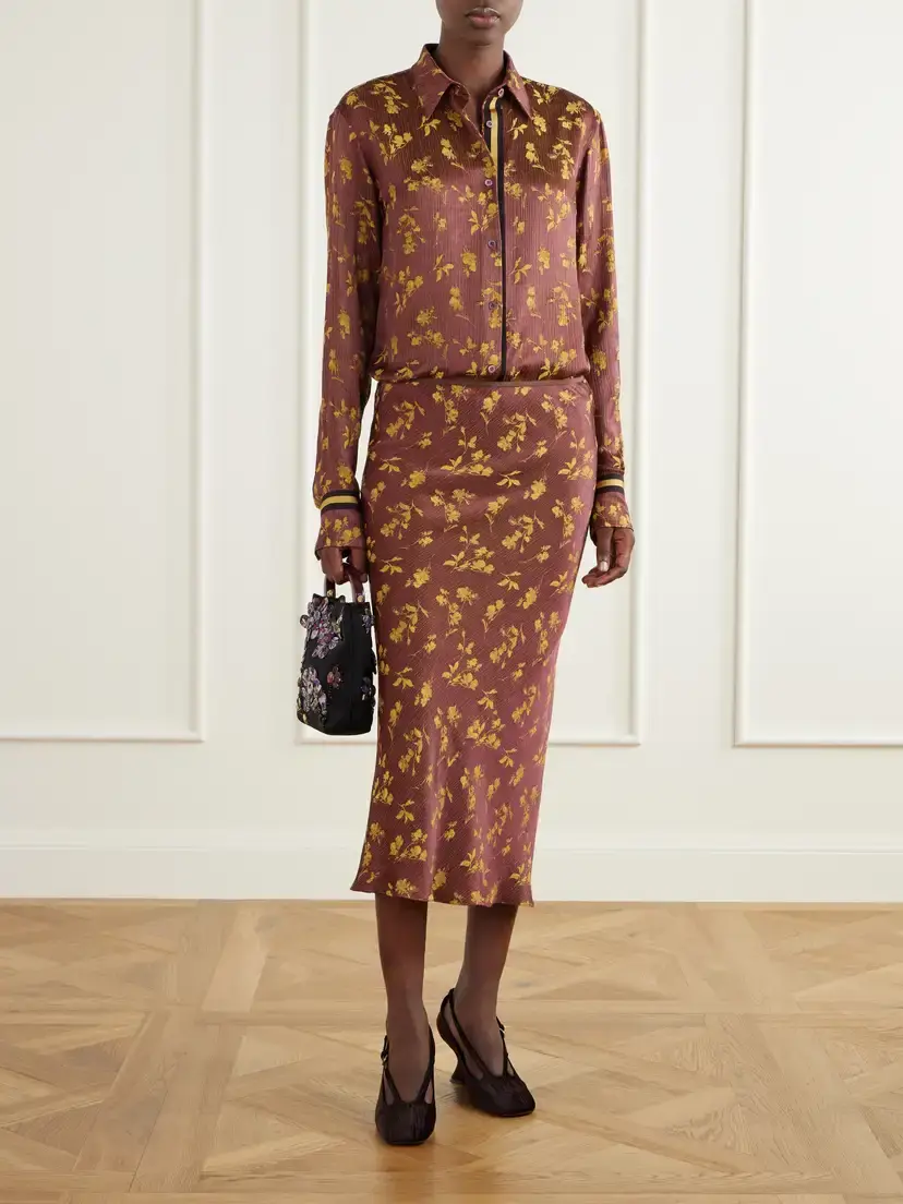 Dries Van Noten Floral-jacquard Shirt | Thumbnail 2