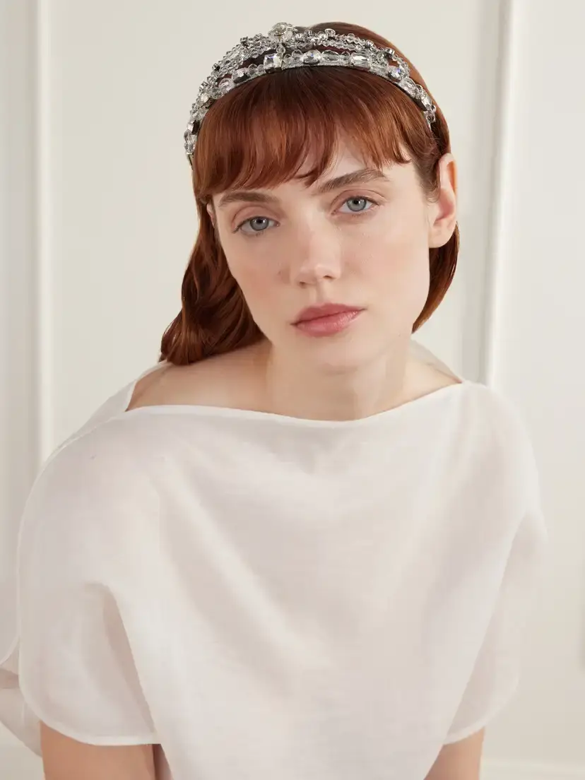 Jennifer Behr Ameerha Crystal-embellished Headpiece | Thumbnail 2 Jennifer Behr Ameerha Crystal-embellished Headpiece | Thumbnail 2