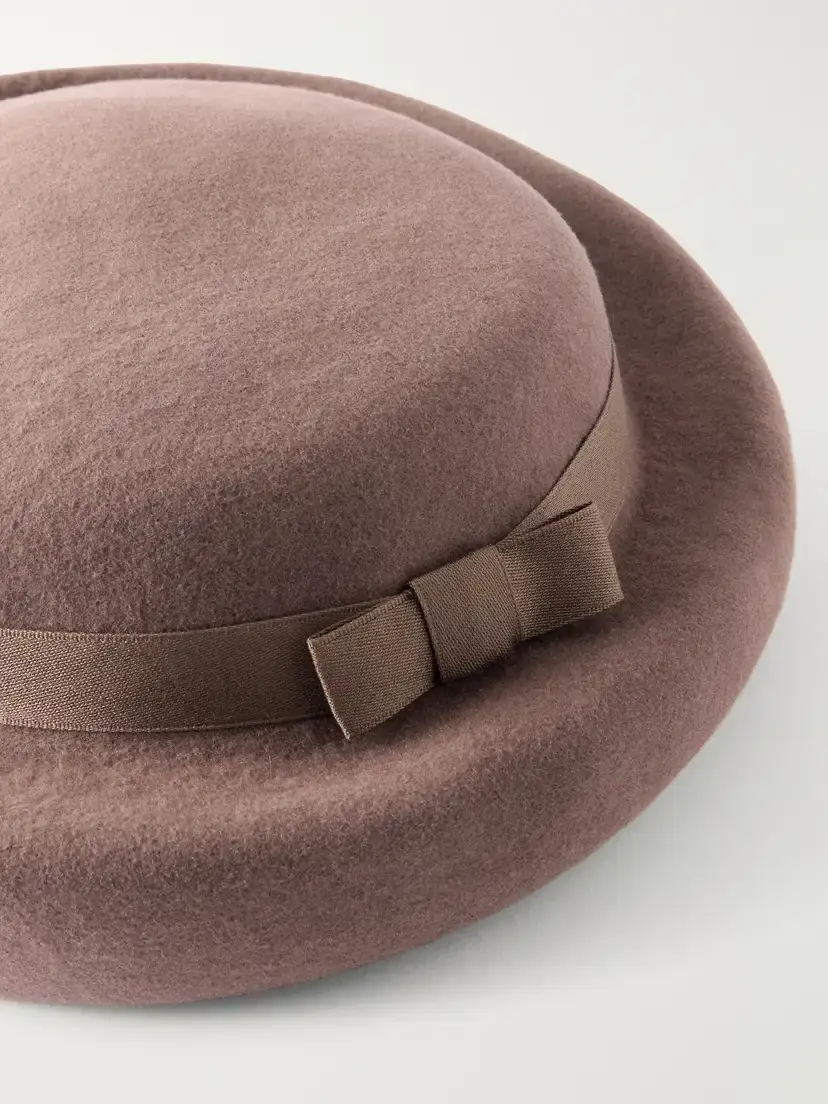 Gigi Burris Laura Wool And Cotton-blend Felt Pillbox Hat | Thumbnail 3 Gigi Burris Laura Wool And Cotton-blend Felt Pillbox Hat | Thumbnail 3