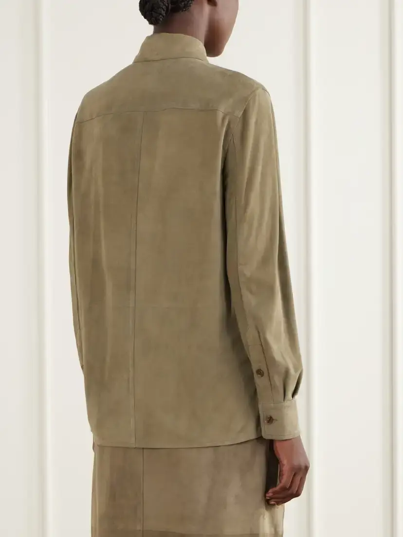 Ralph Lauren Collection Landry Suede Shirt | Thumbnail 4 Ralph Lauren Collection Landry Suede Shirt | Thumbnail 4