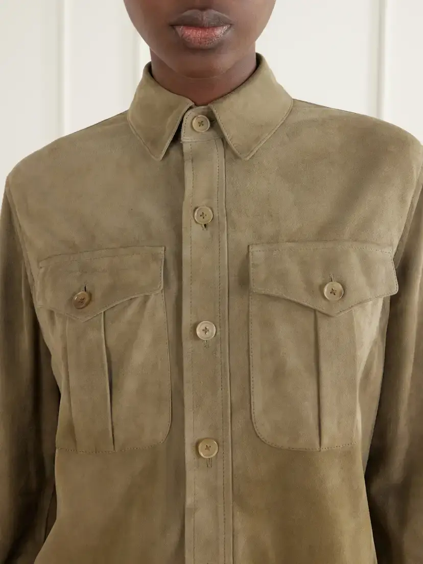 Ralph Lauren Collection Landry Suede Shirt | Thumbnail 5 Ralph Lauren Collection Landry Suede Shirt | Thumbnail 5